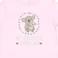 thumbnail image 4 of Inktastic My Abuelita Loves Me Girls Girls Baby T-Shirt, 4 of 5