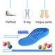 thumbnail image 5 of 210 libras para hombres y mujeres, inserto ortopédico de pies planos, plantilla para zapatos de botas de trabajo, absorbe los golpes con cada paso ZefeiWu 9024715136503, 5 of 5