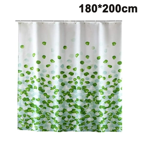 Shower Curtain Waterproof Anti Mold Made Of Polyester Fabric Washable Bathtub With 12 Rings Green Canada Shower Curtain Waterproof Anti Mold, What Is Pink Stuff On Shower Curtain