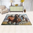 thumbnail image 3 of Horses Run Grassland Area Rug Washable Floor Carpet Mat 60 x 39 inch for Bedroom Living Room Kids Room Home Decor, 3 of 7