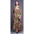 thumbnail image 2 of Bimba Longue Robe Caftan Maxi de Plage, par-Dessus de Maillot de Bain, Kaftan pour Femmes, Vert Poussiéreux, 2 of 5