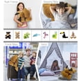 thumbnail image 2 of DolliBu Plush Moose Stuffed Animal Pillow Size – Super Soft Animal Pillow for Kids, Cozy Nap Buddy, Floor Pillow for Kids & Toddlers, Jumbo Hugging Plush, Travel Cuddle Pillow for Kids – 30 Inch, 2 of 5