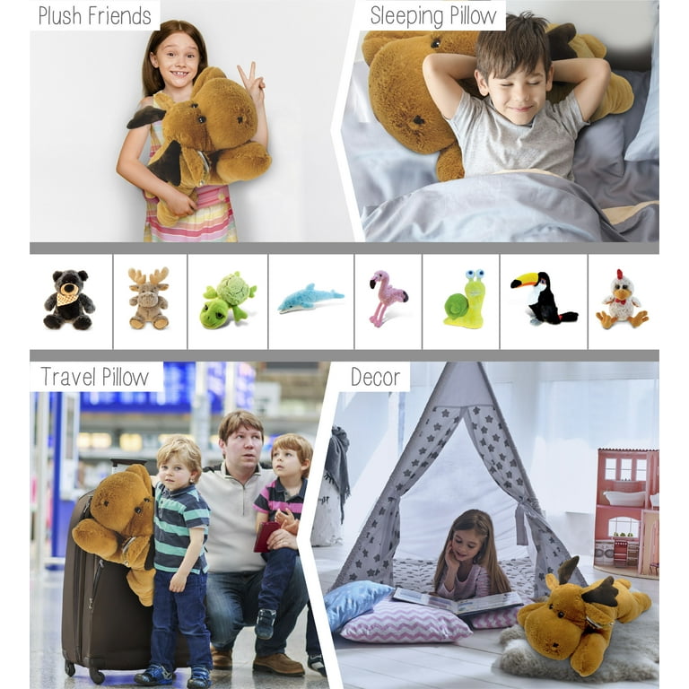 Large & Giant Super Plush and Squishy Various Animal Pillow Plush Doll –  Plushie Depot