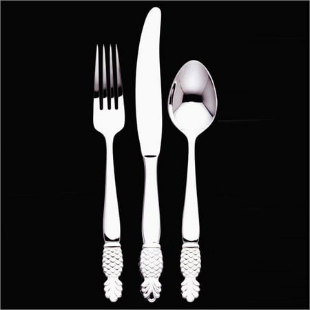

Pineapple 20 Piece Set - Heavyweight 18-10 Stainless - Hospitality Motif