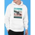 thumbnail image 2 of Brooklyn Bridge Abstract Design Hoodie Men - Men Hoodie, White, 4XL, 2 of 4