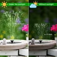 thumbnail image 2 of Solar Fountain With Improved Filtration System And 6 Colorful Led Lights, Environmentally Friendly Design, Perfect For Outdoor Garden Decoration, 2 of 5