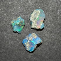 3pcs Genuine Ultra Fire AA Natural Raw Ethiopian Fire Opal Gemstone, Chakra Healing Crystal, Rough Crystals and Gemstone, October Birthstone, Jewelry Making, Birthday Gift, DIY Crafts