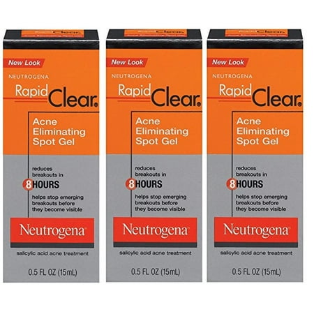 Neutrogena Rapid Clear Acne Eliminating Spot Gel, 0.5 Fl Oz (Pack of (Best Quick Acne Treatment)