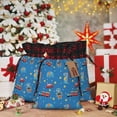 thumbnail image 6 of Rocae Cartoon Animals 1 Print Christmas Drawstring Linen Gift Bag with Drawstrings Treat Bag Goody Present Bags for Christmas Party Favor, 6 of 8