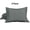 Grey, variant on PiccoCasa 2 Pack 1800 Microfiber Oxford Pillowcases, Queen Lavender