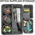 thumbnail image 4 of ShenMo Felt Drawer Organizer 8 Pieces, Bathroom Removable Storage Drawers 4 Small Boxes (Dark Grey), 4 of 5