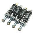 thumbnail image 4 of Kokiya 4Pcs RC Shock Absorber Front Rear Shock Absorber for 14301 14302 1:14 RC Car Titanium Color, 4 of 9