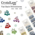 thumbnail image 3 of Crystal Lane DIY Combo SS3/SS6/SS12 Metallic Rose Gold Round Flat Back Rhinestones for nail art, clothes design decorations, 3 of 3