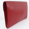 thumbnail image 3 of Pre-Owned HERMES Hermes H Logo Vintage Vo Epsom Rouge Vif Red 〇S Women's Clutch Bag (Fair), 3 of 10