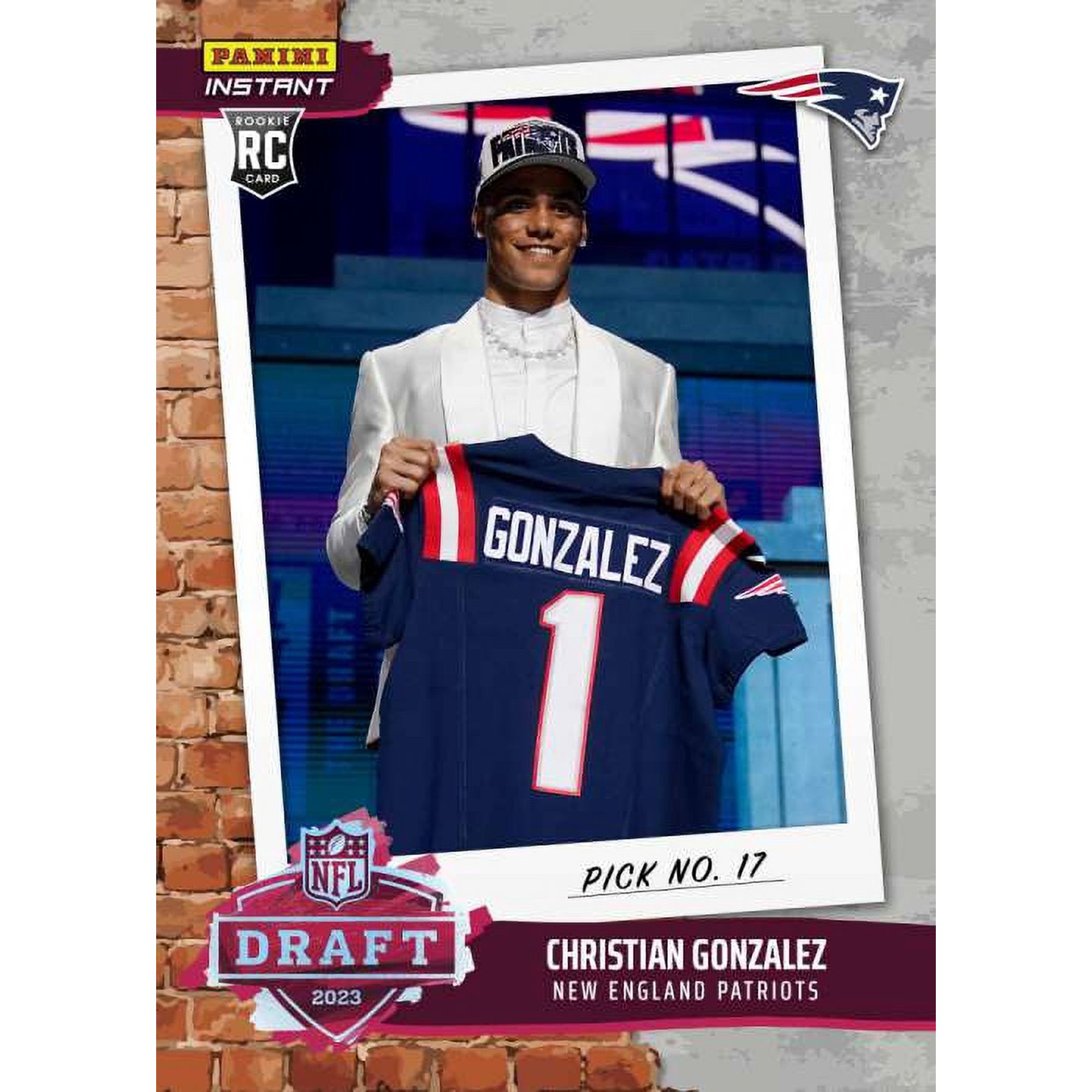 NFL 2023 Instant Draft Night Football Christian Gonzalez DN30 (Rookie Card)