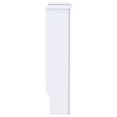 thumbnail image 3 of vidaXL Radiator Cover with Top Storage Shelf, Heater Cover, MDF, 55.5-80.7''x7.5''x32.1'', White, 3 of 6