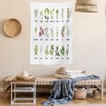 thumbnail image 2 of Herb Tapestry, Natural Treatment Infographic Scheme with Healthy Plants and Names Herbalism Themed, Wall Hanging for Bedroom Living Room Dorm Decor, 60"W X 80"L, Multicolor, by Ambesonne, 2 of 5