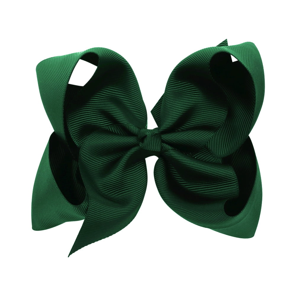 Yoyauz Hair Accessories For Girls 30 Colors 6 Inch Grosgrain Ribbon Hair Accessories Bow Clip Crocodile Clip Hair Clips Hair Accessories Back To School Party Photography Christmas Travel（1PC）