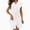 White, variant on Gamivast Waffle Knit Bathrobe for Women Short Sleeve V Neck Robe With Tie Belt And Pockets Soft Lightweight Spa Wrap Dress for Lounge Shower