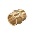 thumbnail image 4 of Brass Pipe Fitting Hex Nipple, 3/4" x 3/4" G Male Pipe Brass Fitting 4pcs, 4 of 4