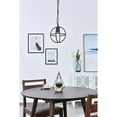 thumbnail image 2 of Indoor Modern Home Decorative Bright Ceiling Octavia 1 Light Dark Brown Pendant, 2 of 7