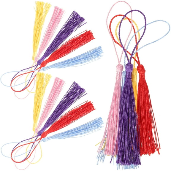 ifundom Assorted Color Fringe Trim Tassels for Crafts and Home Decoration, 1 Set