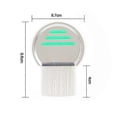 thumbnail image 2 of Stainless Steel Lice Comb,metal Nit Comb,safely Removes Lice,for Child, 2 of 4