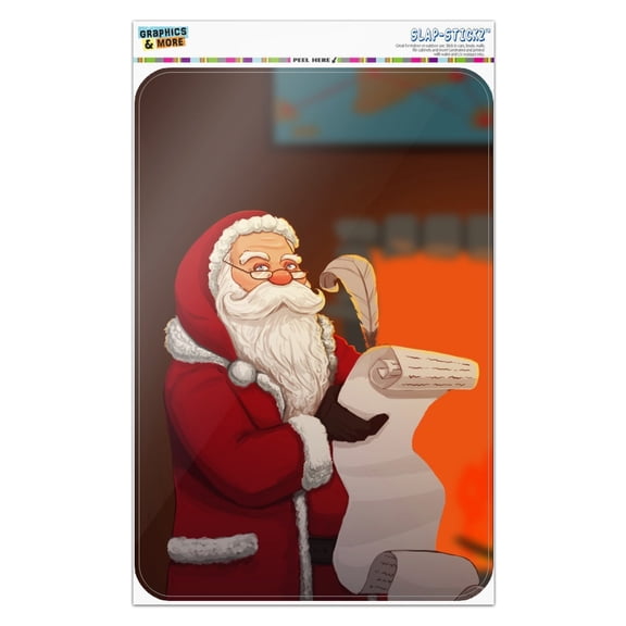 Santa Claus Christmas List Home Business Office Sign