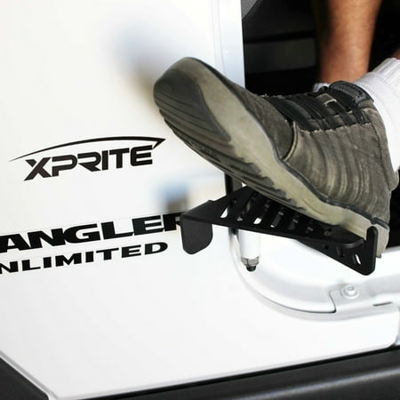 Xprite Front Foot Pegs with Slots for 2007-2018 Jeep Wrangler JK