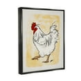 thumbnail image 3 of Stupell Yellow Country Chicken Portrait Animals & Insects Painting Black Floater Framed Art Print Wall Art, 3 of 6