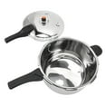 thumbnail image 1 of Stainless Steel Pressure Cooker, Explosion Proof, Multifunctional with Safety Valve 80KPA, Security Handle Cooking Pot, For Induction Cooker, Gas Stove Open Flame, Electric Stove, 1 of 7
