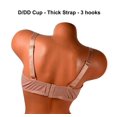 thumbnail image 3 of 6 Pieces Women Basic Full Cup Cotton Bra B/C/D/DD (44DD), 3 of 4