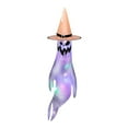 thumbnail image 6 of Vikakiooze 2023 Halloween Decorations Halloween Polyester Ghost Flag Halloween Home Decoration Glowing Ghost Face Wind Flag, 6 of 6