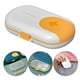 thumbnail image 5 of Caja de almacenamiento con dispensador de cortadores, organizador semanal, contenedor para cápsulas de viaje blanco, 5 of 9
