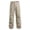 Khaki, variant on Mens Casual Straight Leg Pants Stylish Outdoor Workwear Relaxed Fit Trousers Full Length Brown L