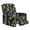 Blue Marble, variant on Chririnla Artistic Heart Leopard Print Recliner Slipcovers Recliner Chair Covers 4 Piece Lazy Boy Chair Covers Furniture Protector Reclining Couches with Pockets(1 Seater)