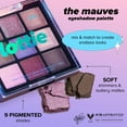 thumbnail image 2 of Lottie London Eyeshadow Palette The Mauves, 9 Pan Eyeshadow Palette, Talc Free, 0.25 oz, 2 of 8
