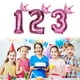 thumbnail image 2 of Fiudx Globo con Número de 32 Pulgadas, Ideal para Celebraciones, Diseño Duradero y Reutilizable, Ideal para Cumpleaños, Aniversarios, Bodas y Baby Showers. Tamaño: 1 Unidad., 2 of 5