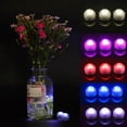 thumbnail image 3 of Flmtop Remote Control Color Change Round Aquarium LED Light Submersible Fish Tank Lamp Multicolor, 3 of 8