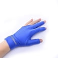 thumbnail image 2 of Spandex Snooker Billiard Cue Glove Pool Left Hand Open Three Finger Accessory, 2 of 4