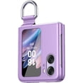thumbnail image 3 of for Oppo Find N2 Flip Case with Ring, Slim Thin Matte Hard PC Shockproof Protective Phone Cover Case for Oppo Find N2 Flip QZH Purple, 3 of 9