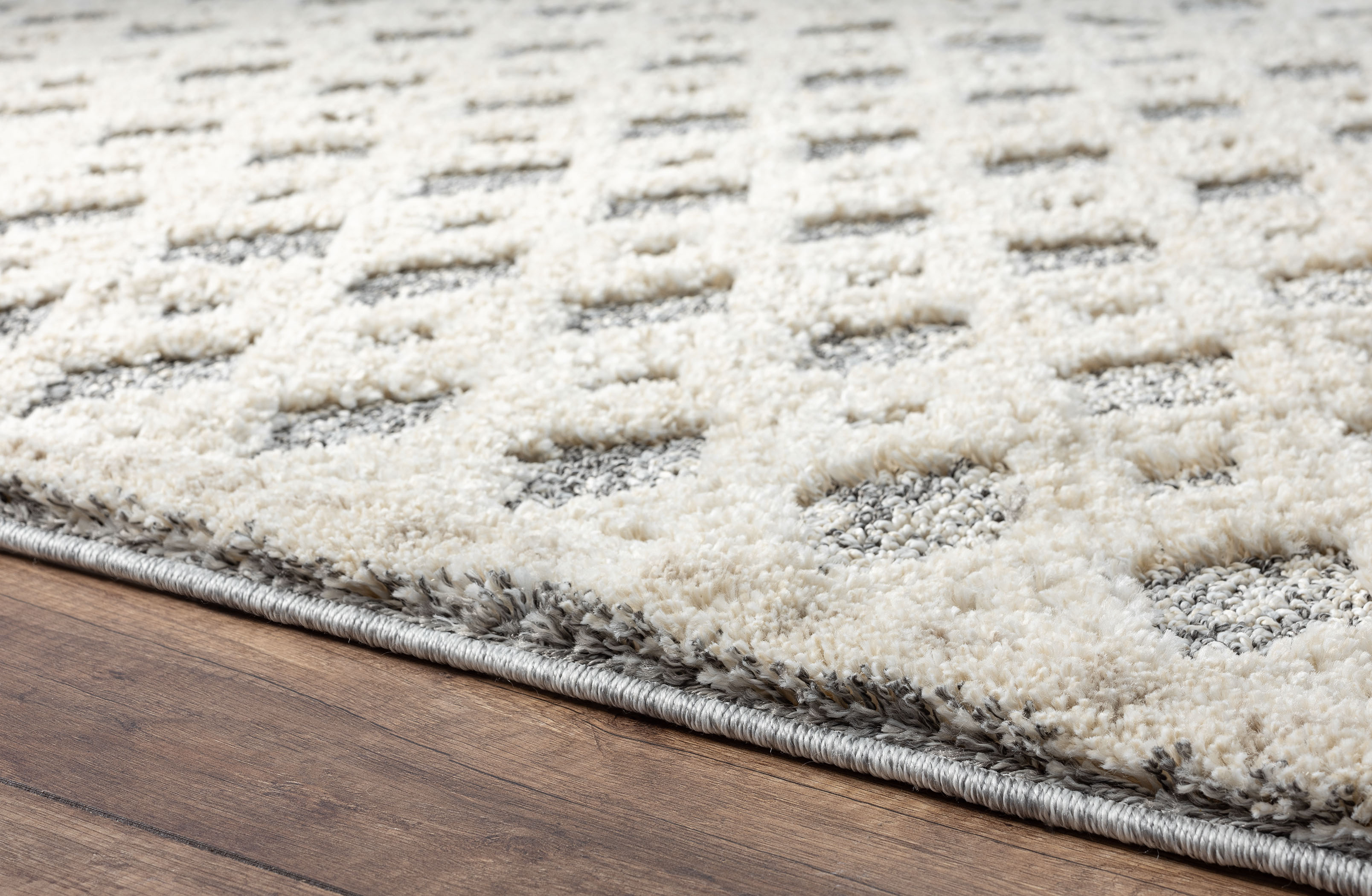 United Weavers Decorah Stowe Modern Geometric Area Rug, Cream, 12'6" x 15'