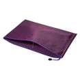 thumbnail image 4 of Uxcell B4 Document Pencil Pouch Waterproof Zipper File Bags, Purple 2 Pack, 4 of 6