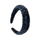 thumbnail image 1 of Sonducket Diademas con cuentas de cristal con purpurina, tocado de punto Flexible para el cabello, tocado para mujer, fiesta, colorido brillante Accesorio para el cabello Armada Sonducket AP010971-15B, 1 of 5