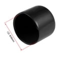 thumbnail image 3 of Uxcell 1.5''Screw Thread Protectors Rubber Vinyl End Caps Rubber Black 10pcs, 3 of 6