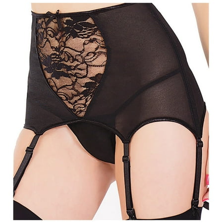 Yuhangmm Women Sexy Lace Thigh Highs Garter Belt Suspender Lingerie Lingerie Dress for Women