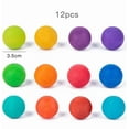 thumbnail image 3 of Macaron Colored Wooden Balls, 12-Pack 3.5cm Matte Finish Frosted Round Craft Balls, Kids Educational Toys, Decorative DIY Art Supplies, Montessori Sensory Play, 3 of 5
