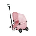 thumbnail image 3 of oshhni Foldable Dog Travel Carrier Cat with 4 Wheels Pet Pink, 3 of 9