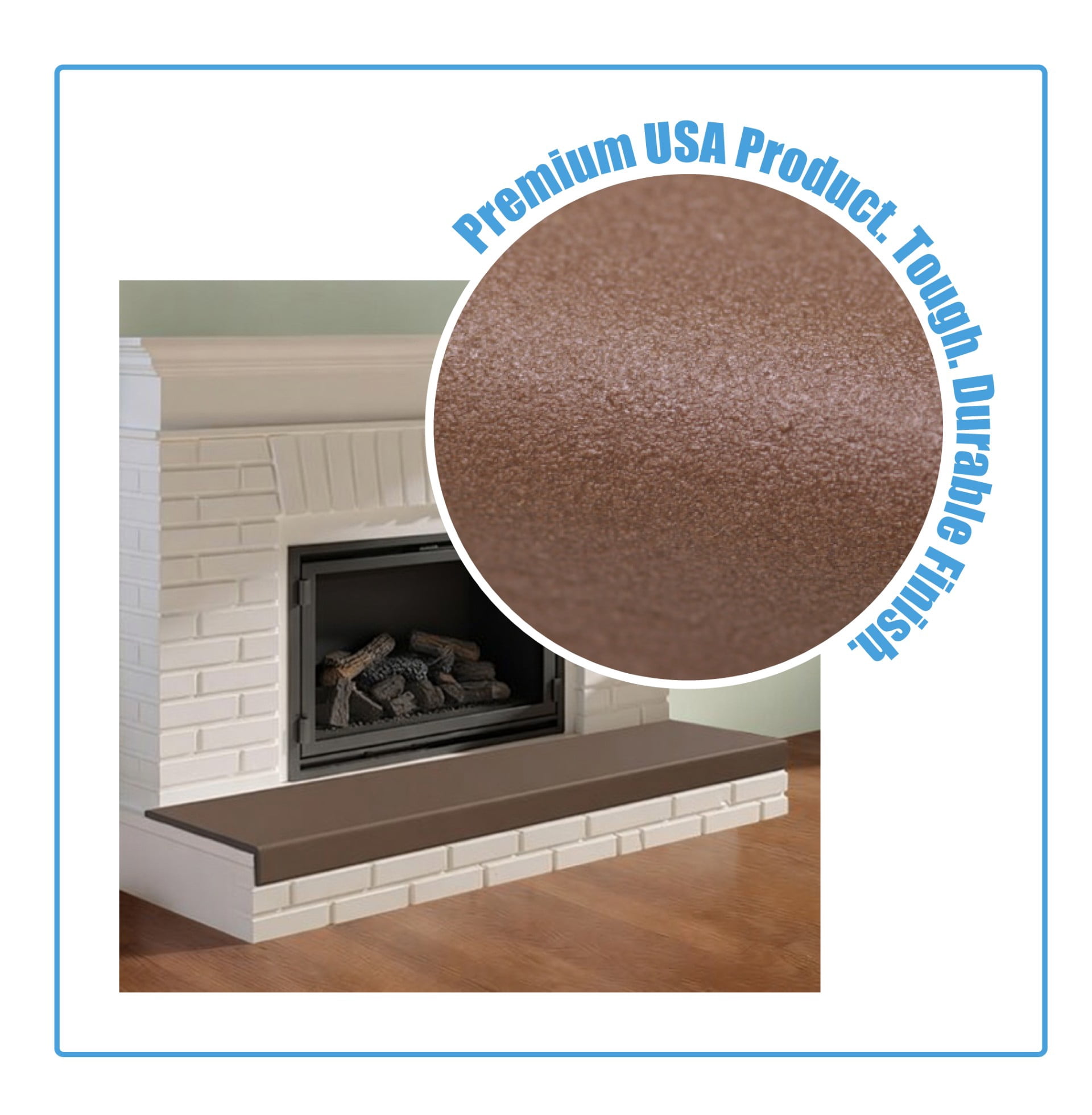 Kidkusion Soft Seat Edge Cushion 108" , Made in USA , Fireplace Hearth Padding , Babyproof Bumper