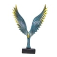 thumbnail image 3 of Escultura de Águila perfecl Resina Moderna Azul, 3 of 8